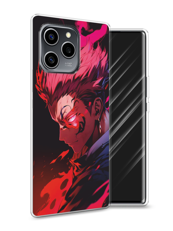 

Чехол Awog на Honor 60 SE "Взгляд Сукуны", Розовый;красный;черный, 6108050-1