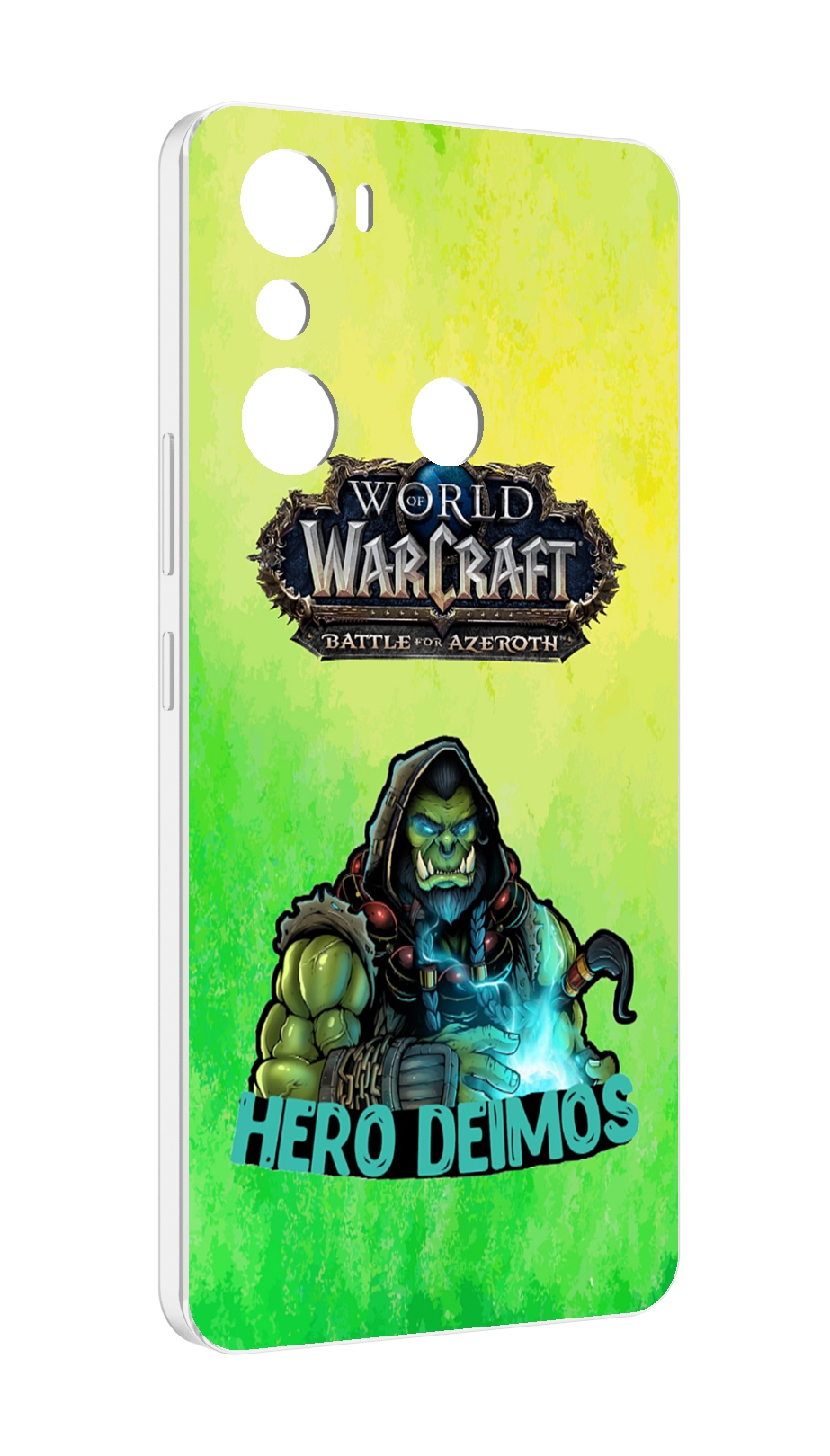 

Чехол MyPads world-of-warcraft мужской для Infinix Hot 20i, Прозрачный, Tocco