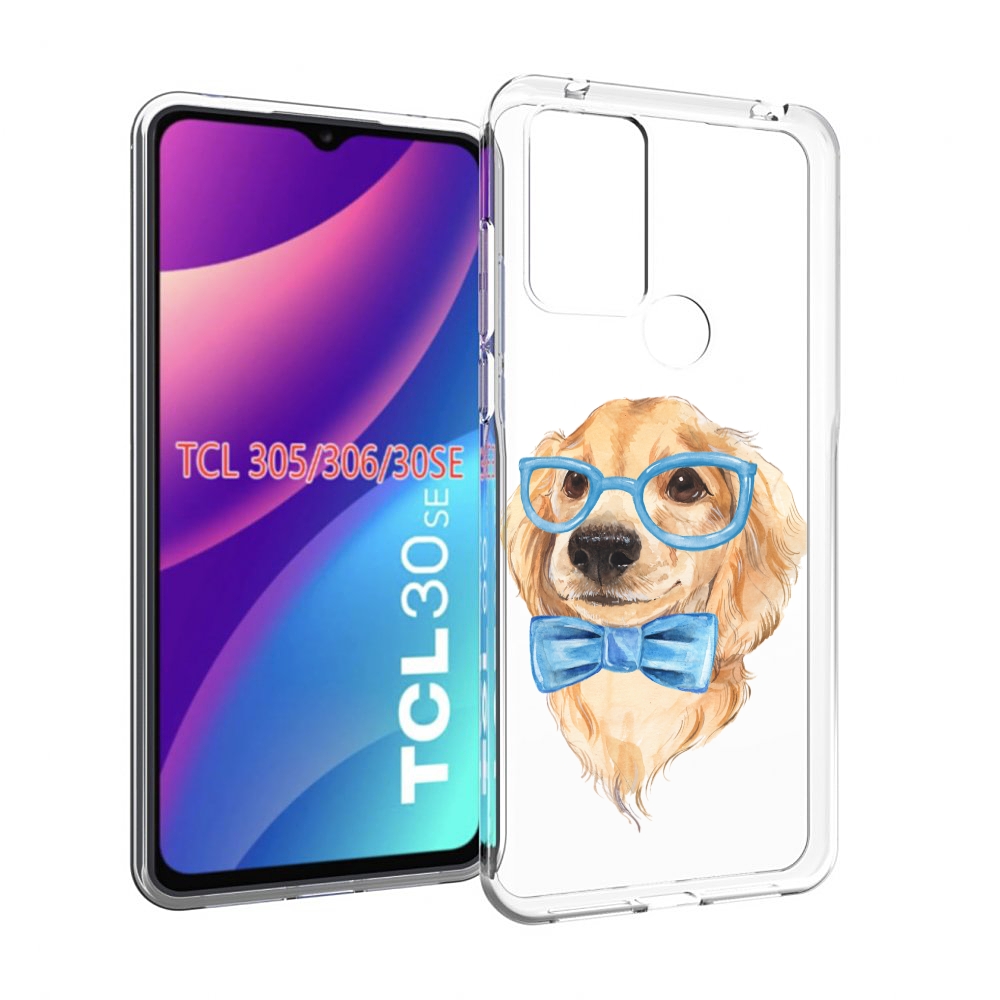 

Чехол MyPads Собака интеллигент для TCL 30SE/305/306/30E, Tocco