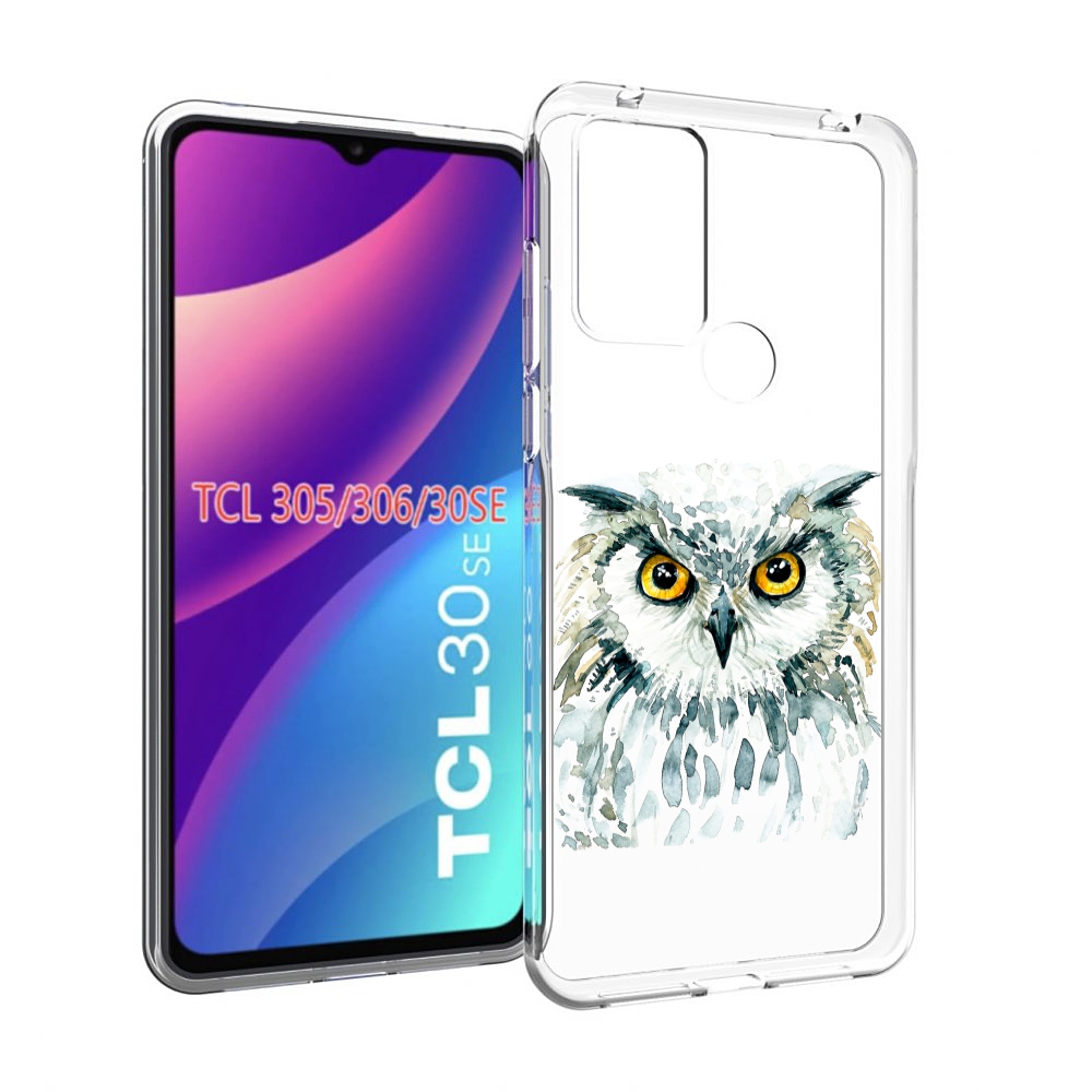 

Чехол MyPads Серьезная сова для TCL 30SE/305/306/30E, Tocco