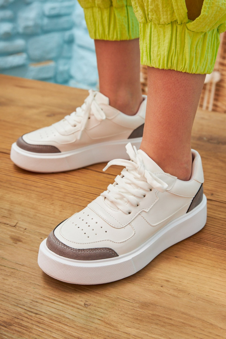 

Кеды женские ANGELO SCARPE 680 бежевые 40 EU (доставка из-за рубежа), 680