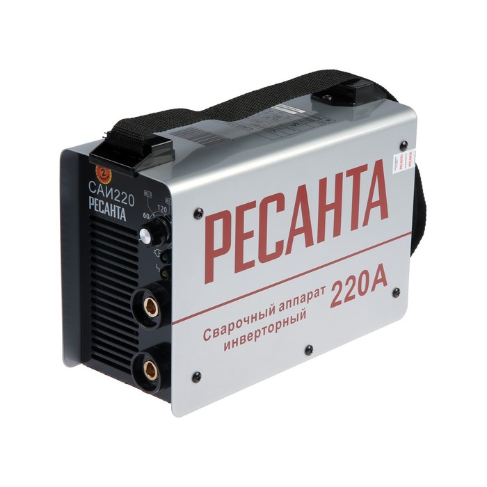 

Сварочный аппарат инверторный "Ресанта" САИ 220, 6.6 кВт, 10-220 А