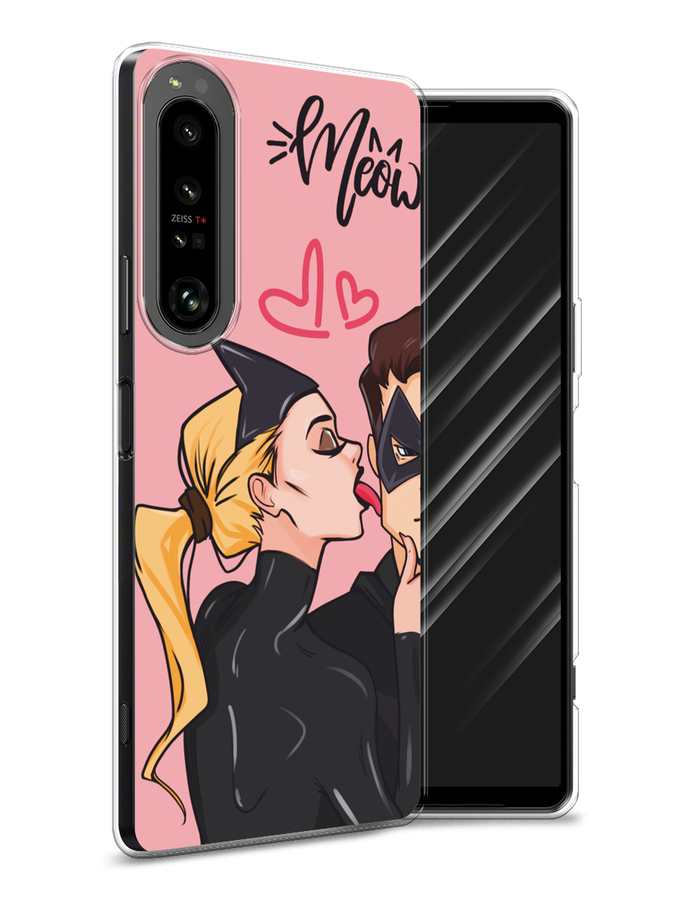 

Чехол Awog на Sony Xperia 1 IV "Kiss of Cat Woman", Розовый;черный;бежевый, 55150-1