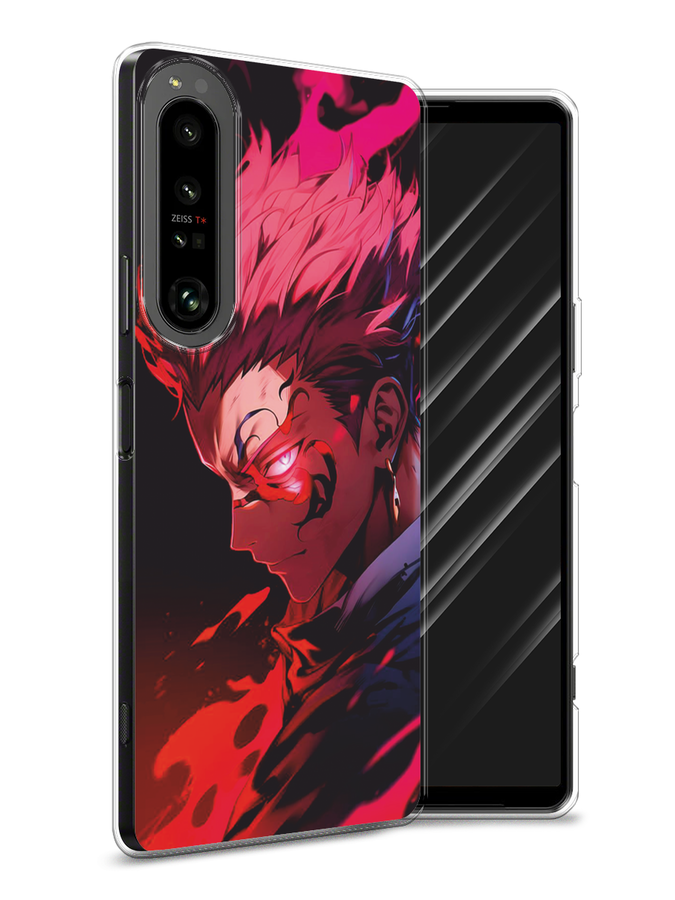 

Чехол Awog на Sony Xperia 1 IV "Взгляд Сукуны", Розовый;красный;черный, 55150-1