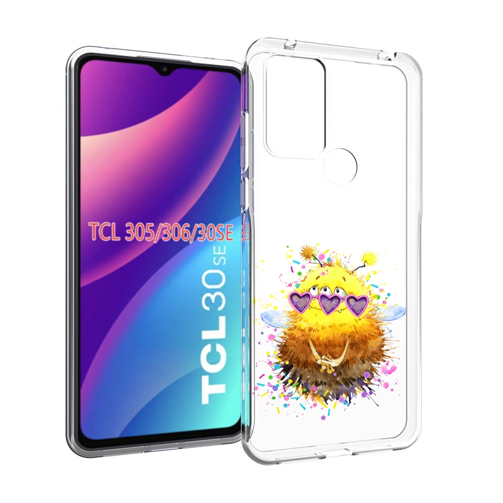 

Чехол MyPads Пушитый шмель для TCL 30SE/305/306/30E, Tocco