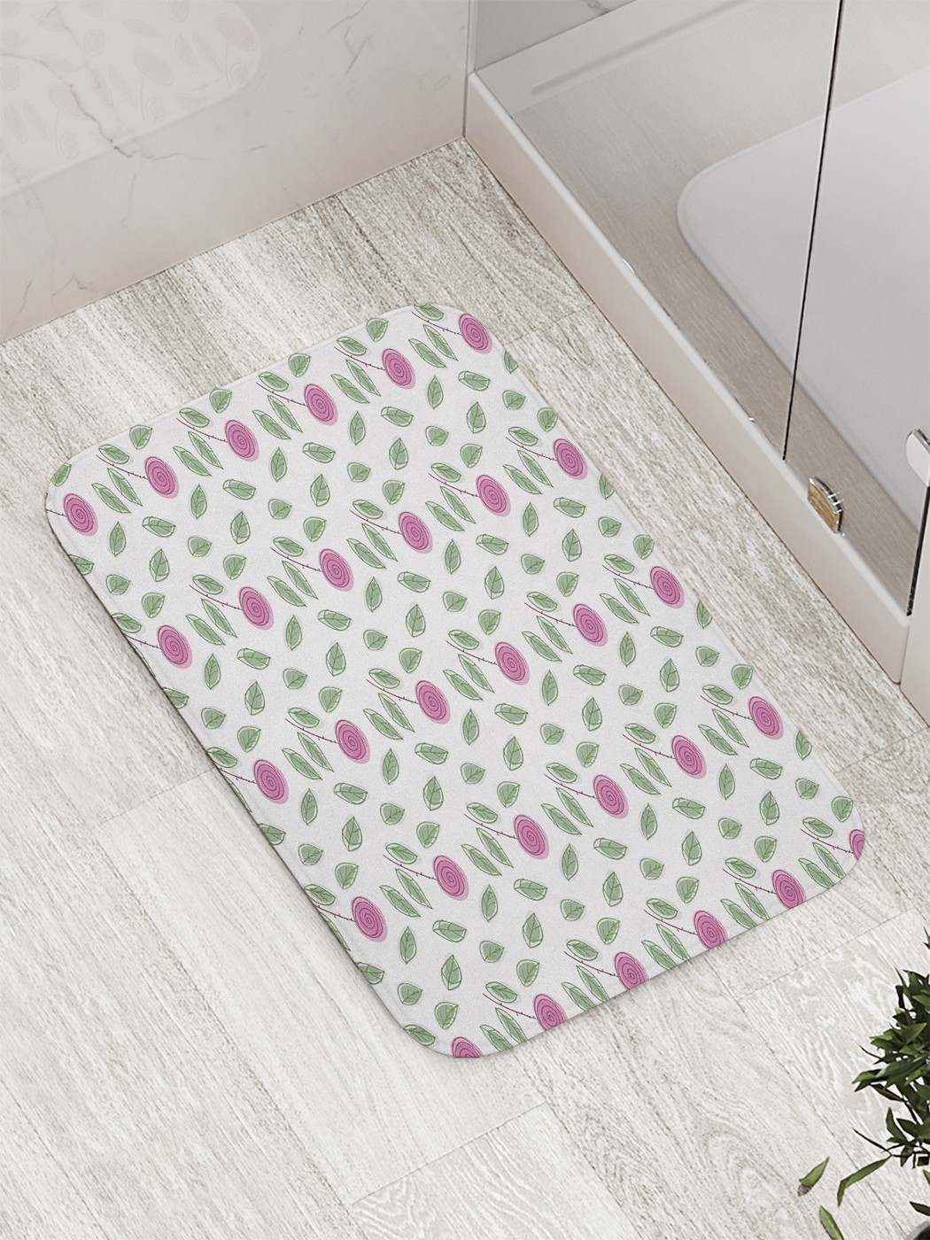 

Коврик противоскользящий для ванной, сауны, бассейна, 77х52 см bath_60011 JoyArty
