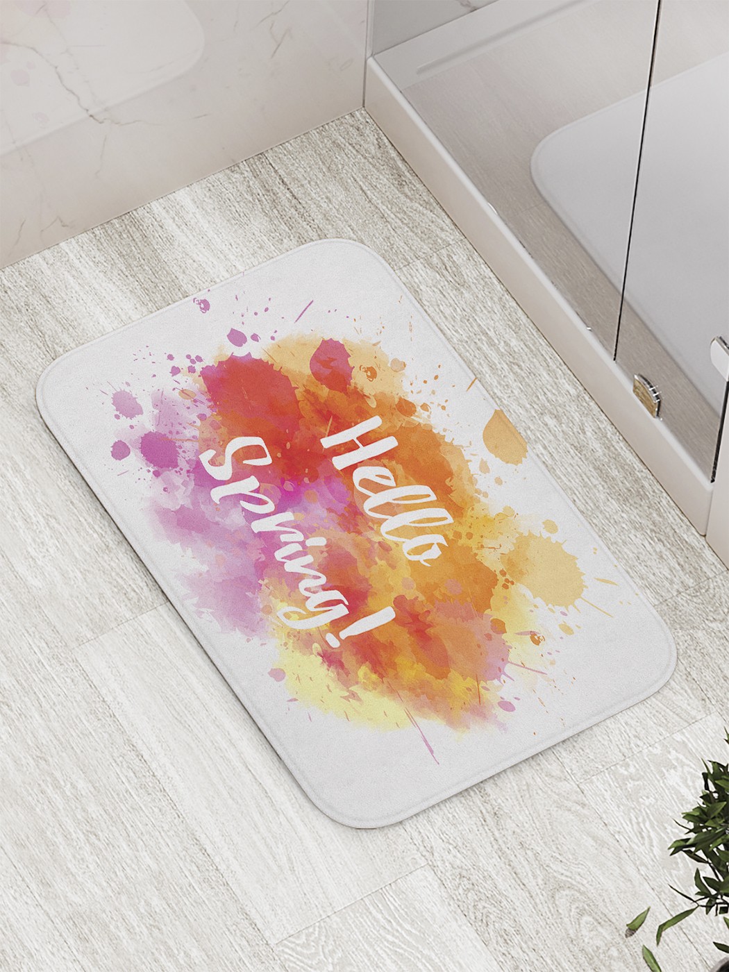 

Коврик противоскользящий для ванной, сауны, бассейна, 77х52 см bath_60003 JoyArty