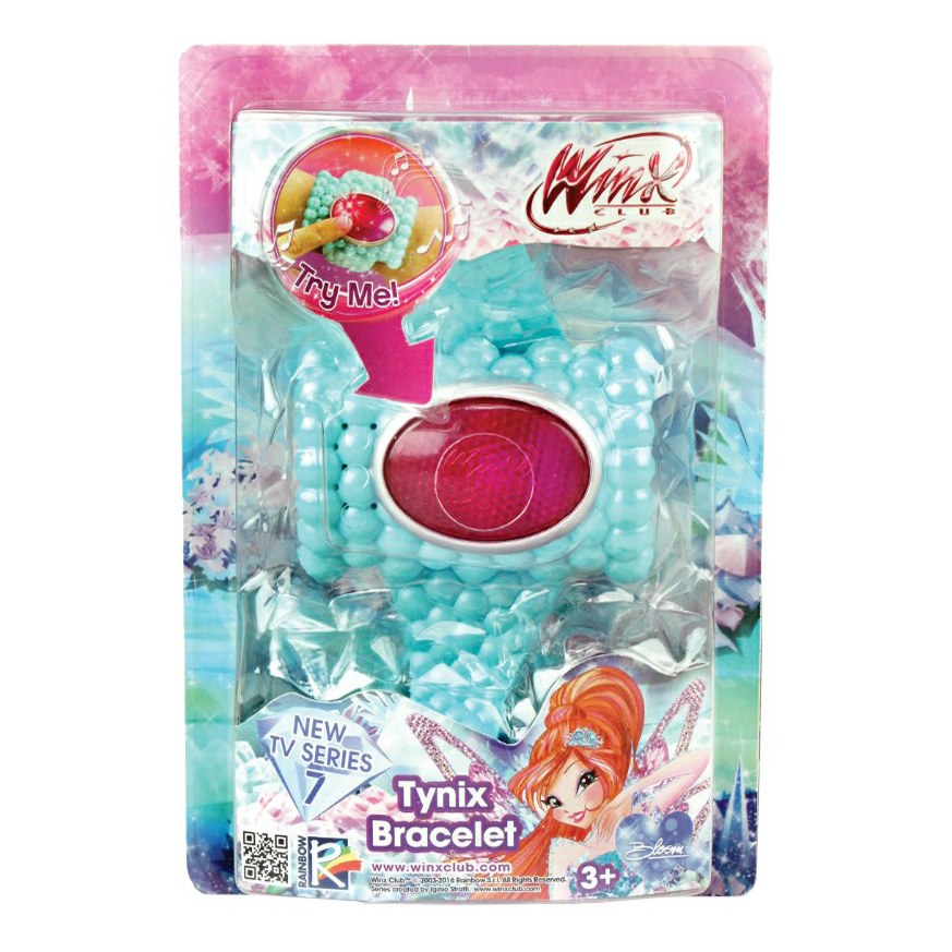 

Браслет Winx Club Тайникс пластик голубой