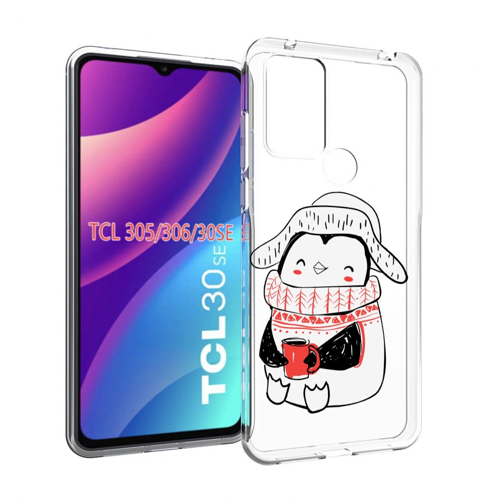 

Чехол MyPads Милый пингвин для TCL 30SE/305/306/30E, Tocco