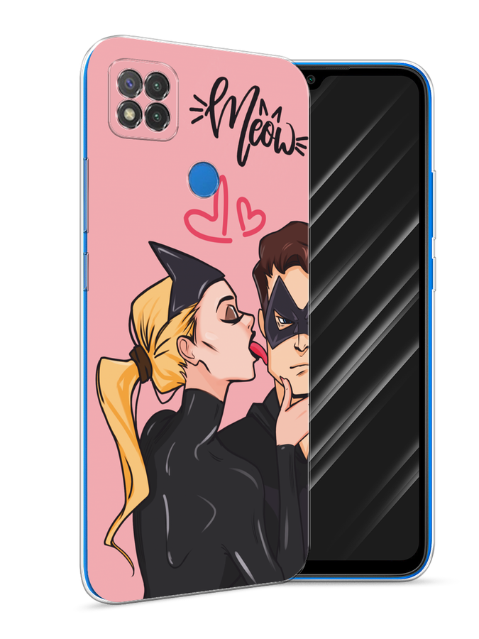 

Чехол Awog на Xiaomi Redmi 9C "Kiss of Cat Woman", Розовый;черный;бежевый, 39050-1