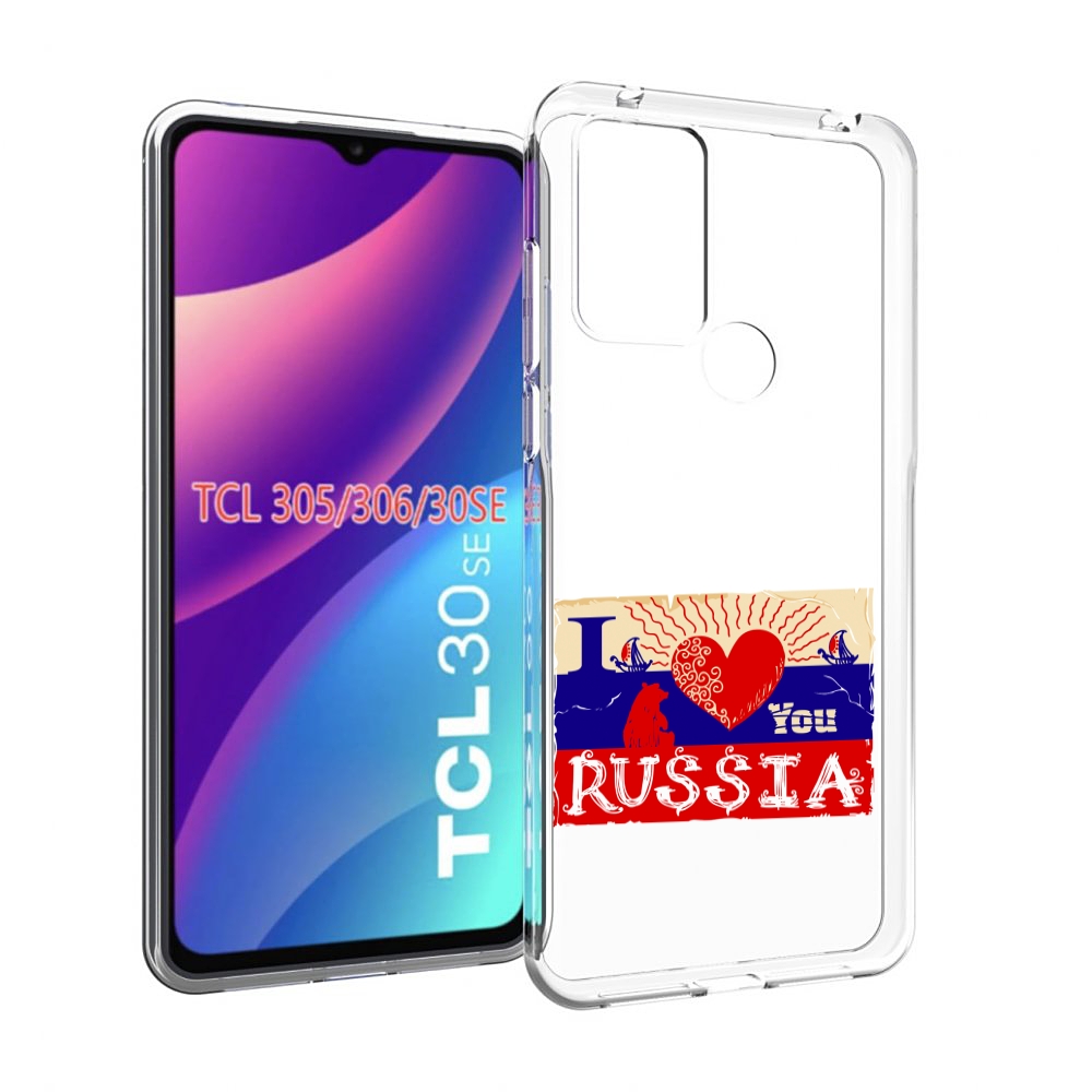 

Чехол MyPads Люблю Россию для TCL 30SE/305/306/30E, Tocco