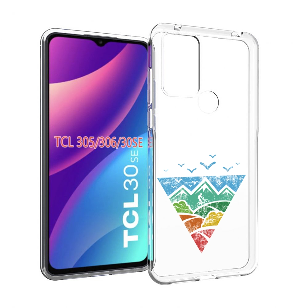

Чехол MyPads Лес земля море чайки для TCL 30SE/305/306/30E, Tocco