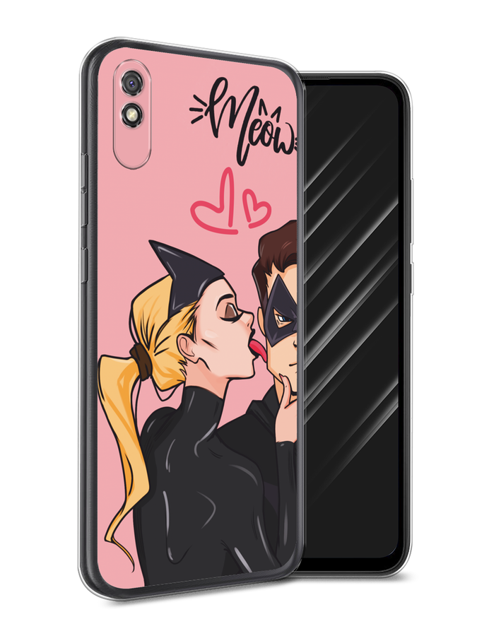 

Чехол Awog на Xiaomi Redmi 9A "Kiss of Cat Woman", Розовый;черный;бежевый, 38950-1