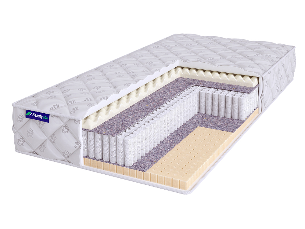 

Матрас Beautyson Roll Spring Massage Latex 3 S1200, 85х155, 20 см, пружинный, Белый, Roll Spring Massage Latex 3 S1200