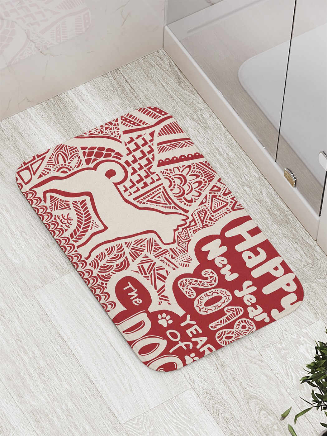 

Коврик противоскользящий для ванной, сауны, бассейна, 77х52 см bath_59930 JoyArty