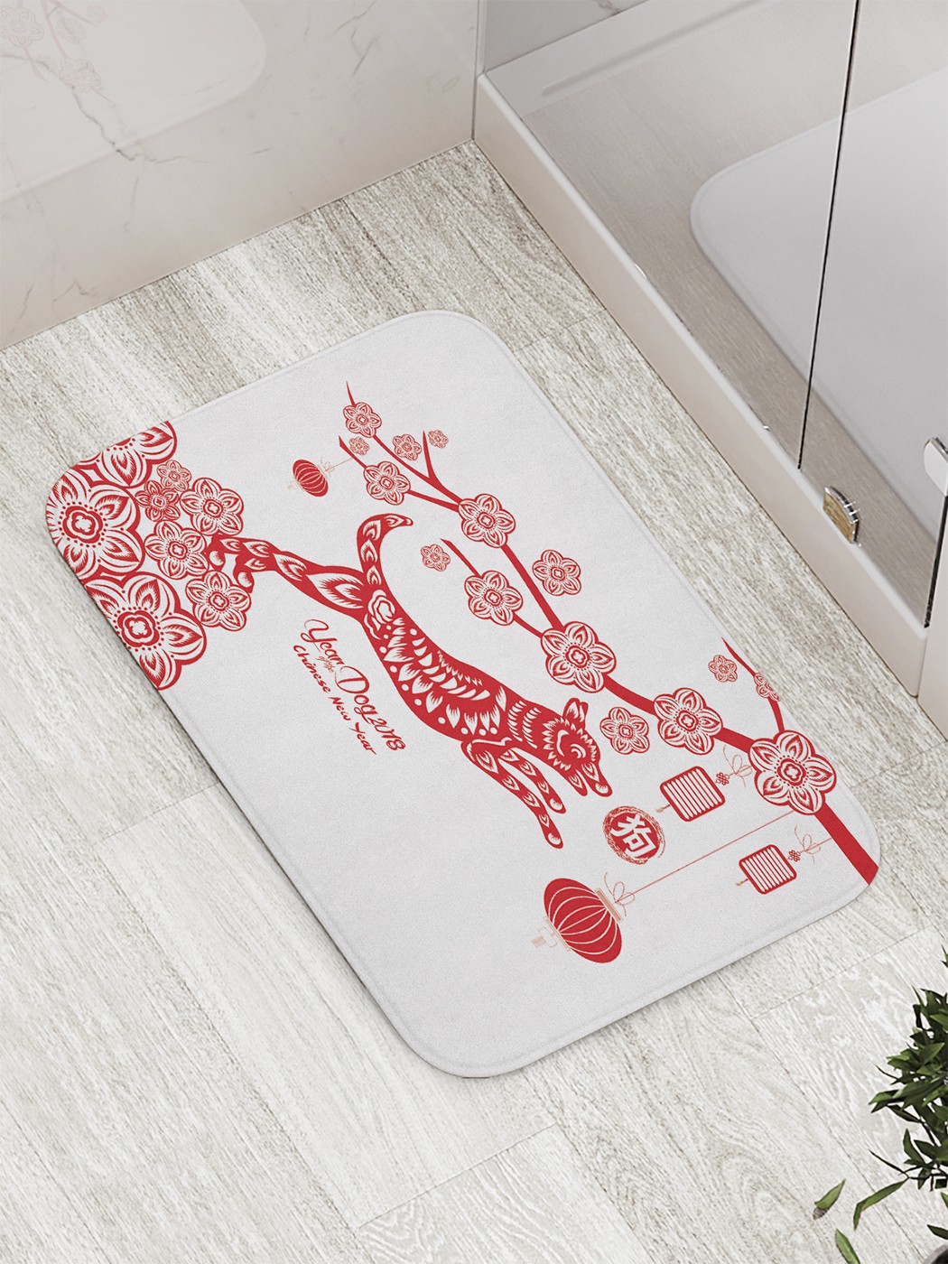 

Коврик противоскользящий для ванной, сауны, бассейна, 77х52 см bath_59929 JoyArty