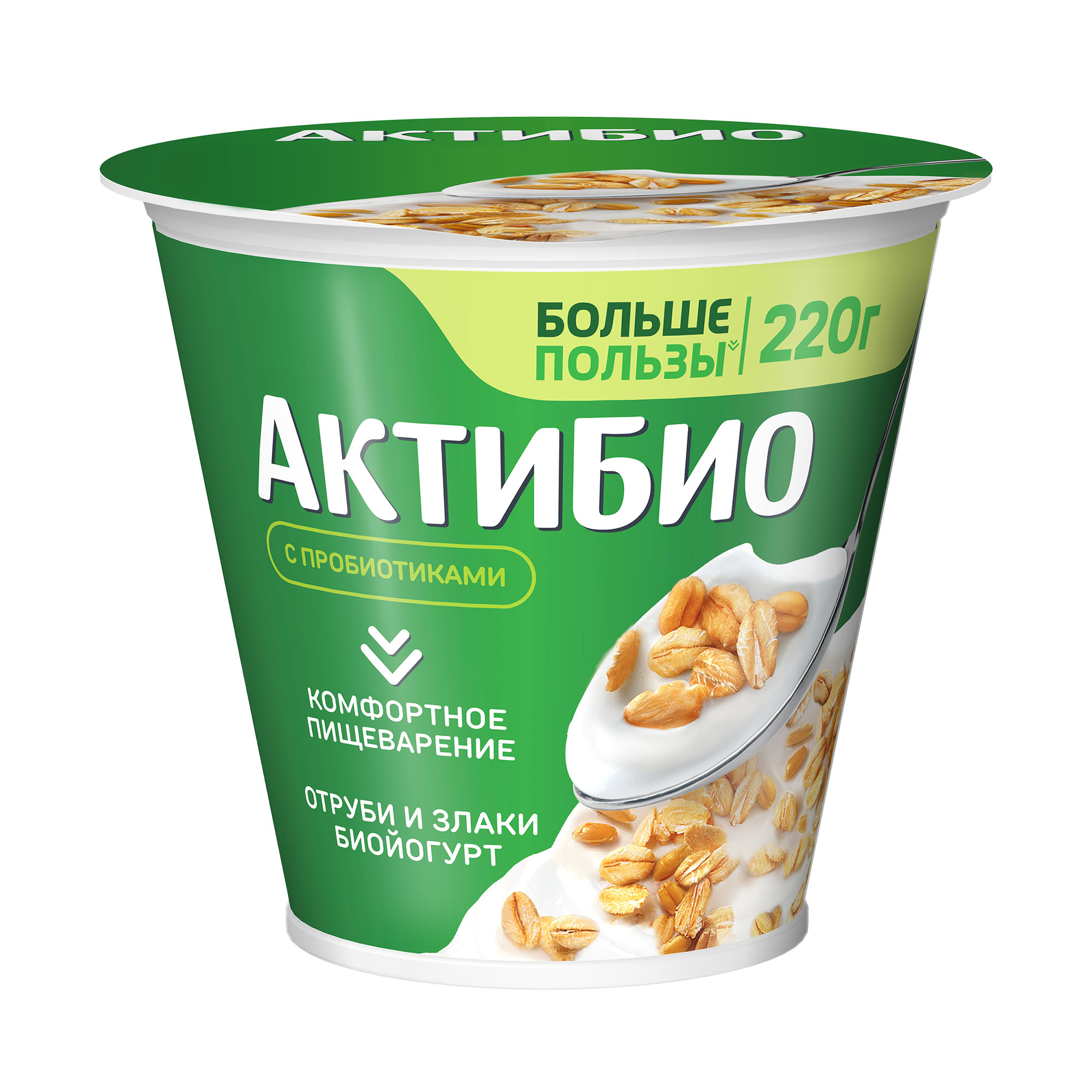 

Йогурт АктиБио с отрубями и злаками, 2,9%, 220 г