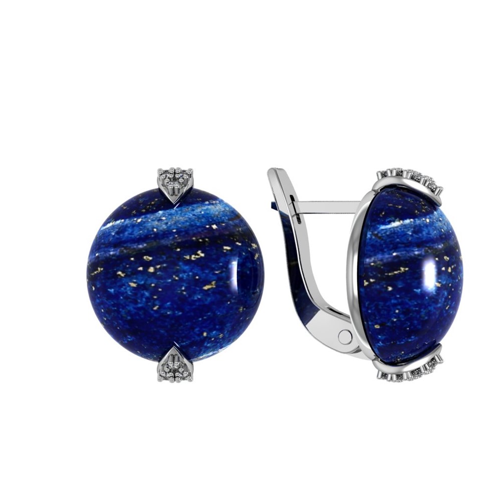 

Серьги из серебра ПРИВОЛЖСКИЙ ЮВЕЛИР 361339-FA11LZ, фианит/лазурит, 361339-FA11LZ