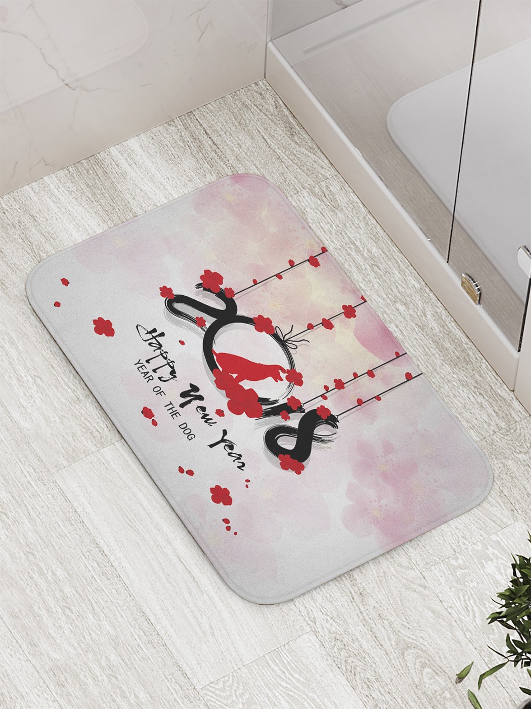 

Коврик противоскользящий для ванной, сауны, бассейна, 77х52 см bath_59909 JoyArty
