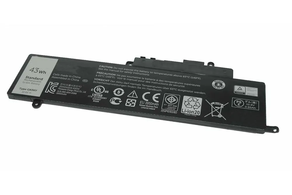 

Аккумулятор для ноутбука Dell 13-7000 (11.1V 3950mAh). P/N: GK5KY.