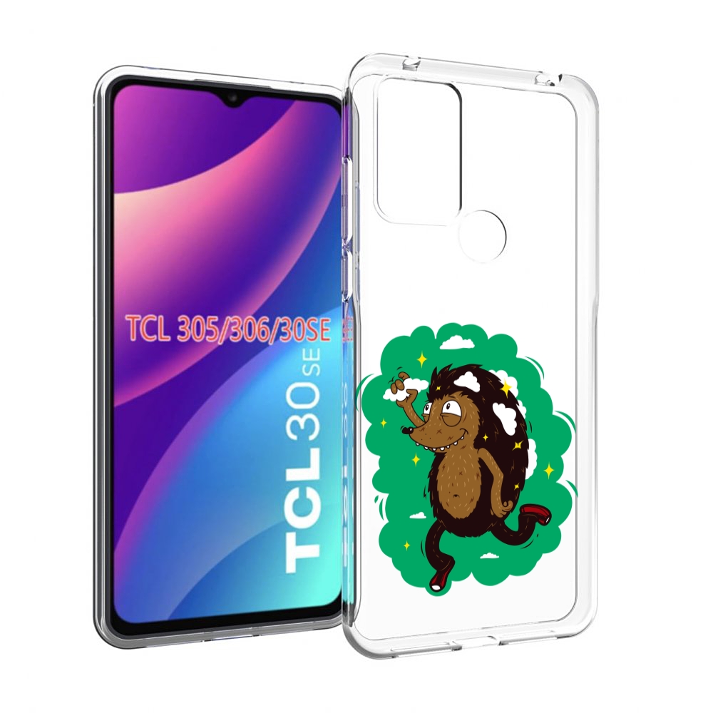 

Чехол MyPads Ежик в облаках для TCL 30SE/305/306/30E, Tocco
