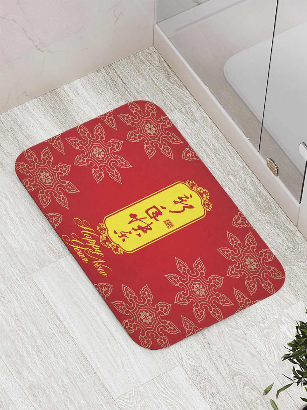 

Коврик противоскользящий для ванной, сауны, бассейна, 77х52 см bath_59894 JoyArty