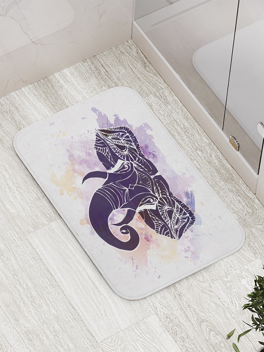 

Коврик противоскользящий для ванной, сауны, бассейна, 77х52 см bath_59856 JoyArty