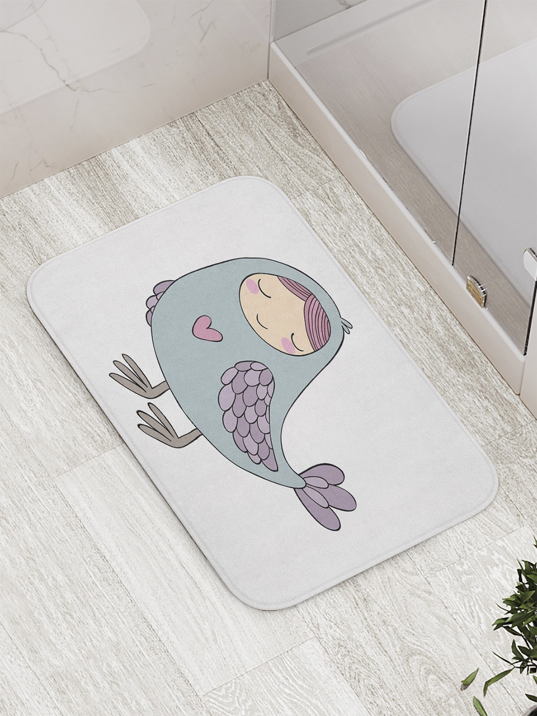 

Коврик противоскользящий для ванной, сауны, бассейна, 77х52 см bath_59833 JoyArty