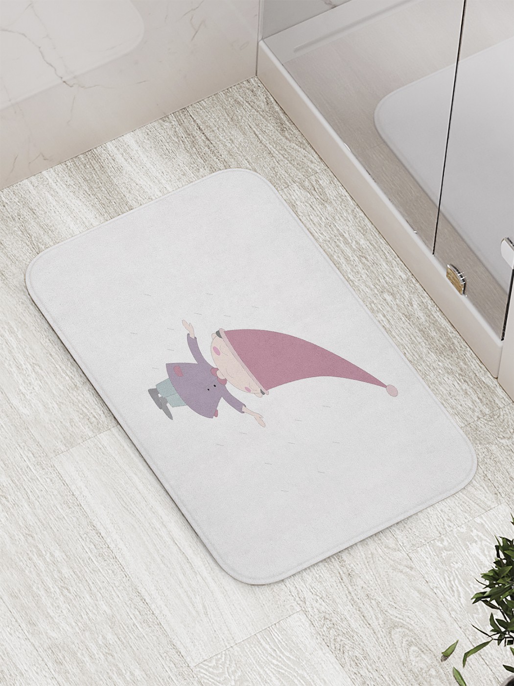 

Коврик противоскользящий для ванной, сауны, бассейна, 77х52 см bath_59824 JoyArty