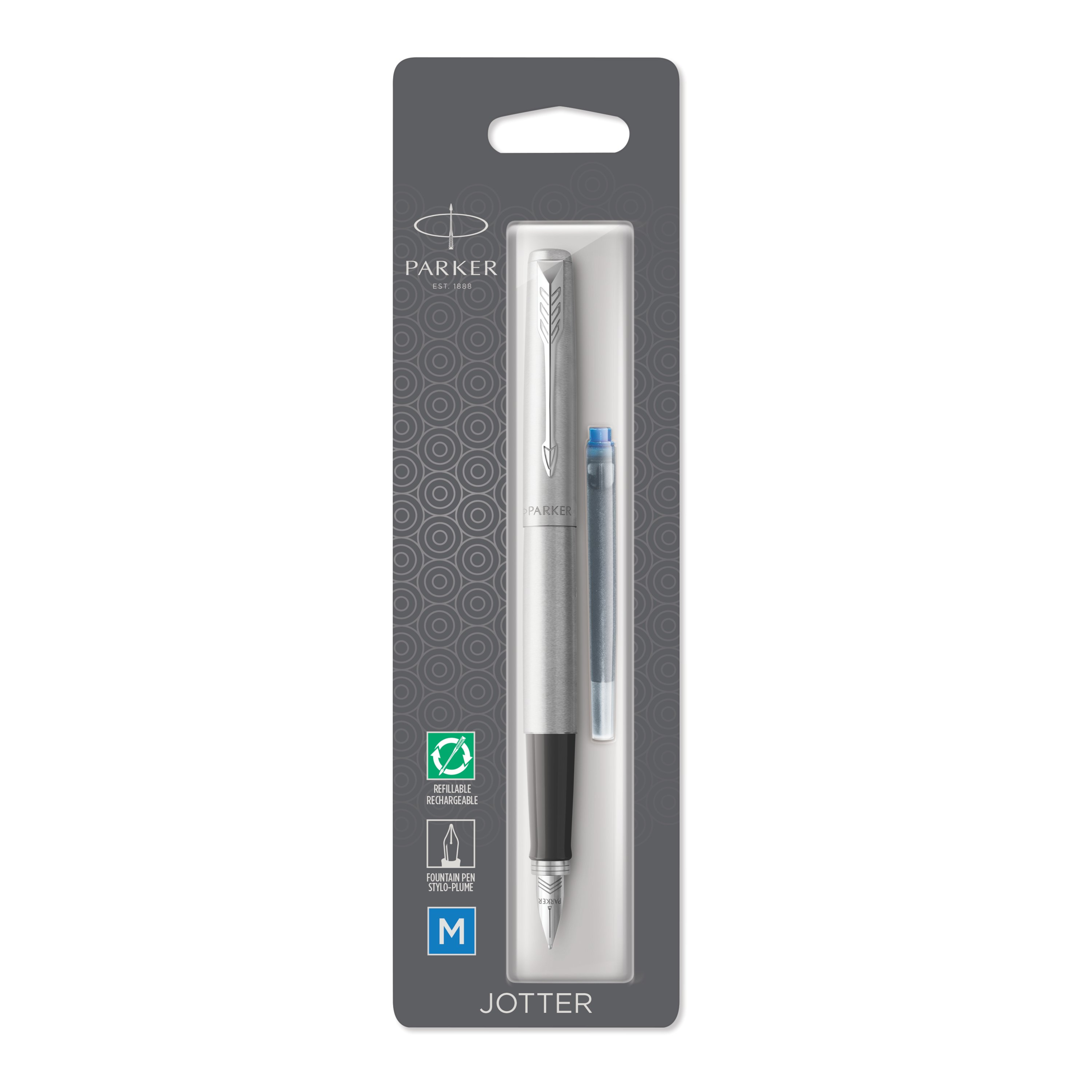 

Перьевая ручка Parker Jotter Core F61 Stainless Steel CT 2031012, Jotter Core F61