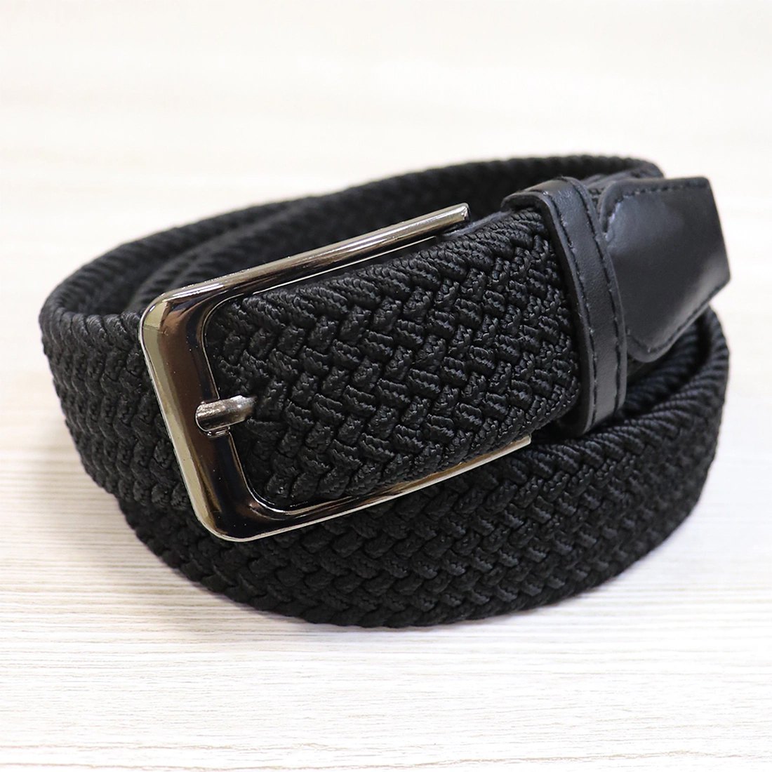 Ремень мужской Fostenborn 9955 черный, 120х4 см