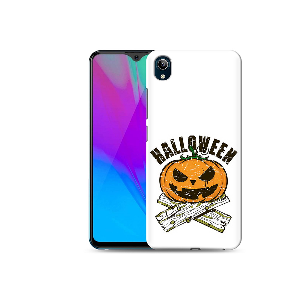 

Чехол MyPads Tocco для Vivo Y91C Хэллоуин доски тыква (PT156610.438.194), Прозрачный, Tocco