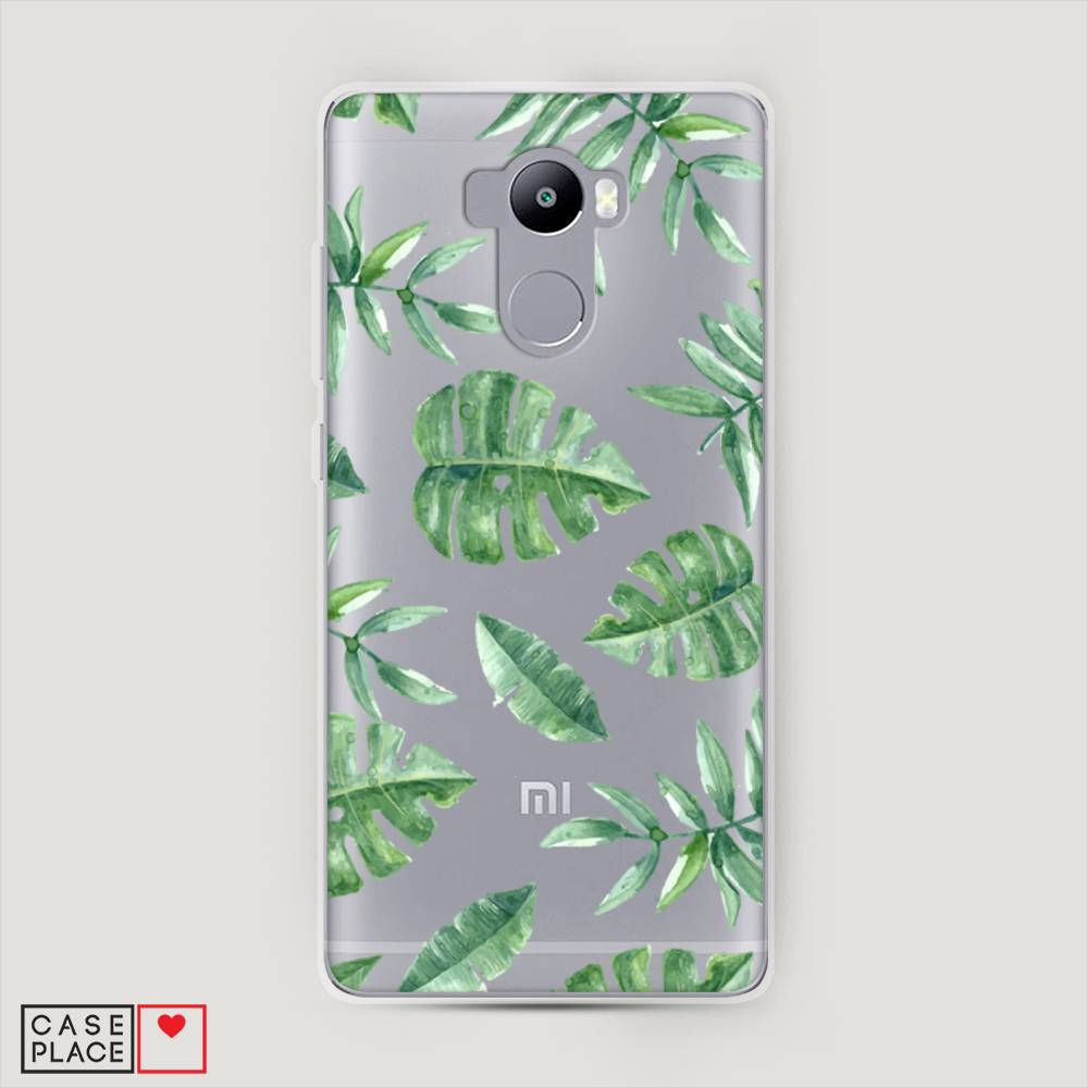 

Пластиковый чехол "Нарисованные пальмовые листья" на Xiaomi Redmi 4
