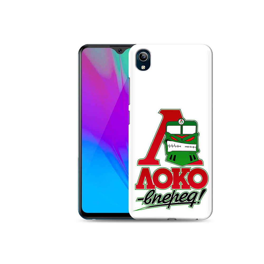 

Чехол MyPads Tocco для Vivo Y91C ФК локо вперед (PT156610.438.181), Прозрачный, Tocco