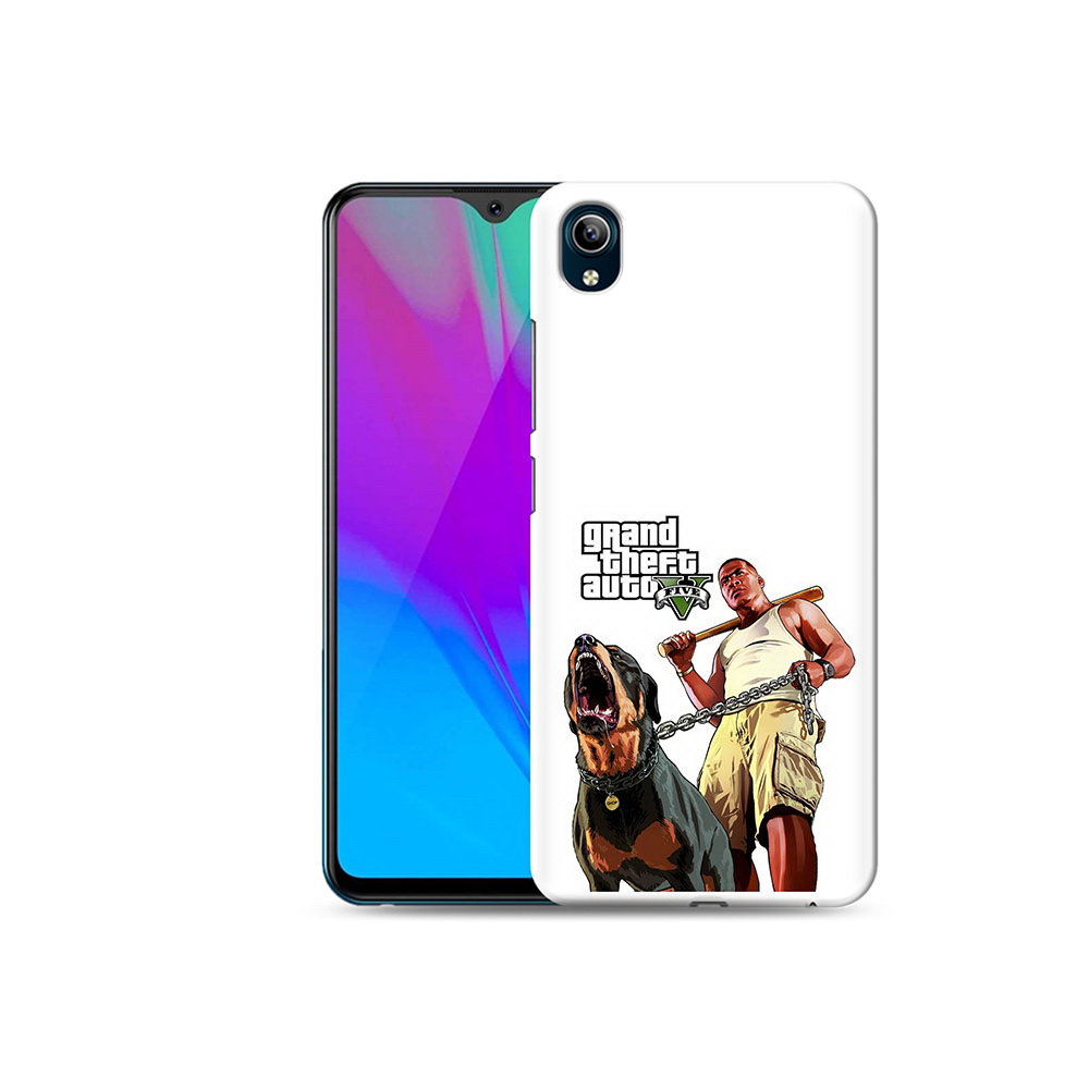 

Чехол MyPads Tocco для Vivo Y91C GTA грозная собака (PT156610.438.18), Прозрачный, Tocco