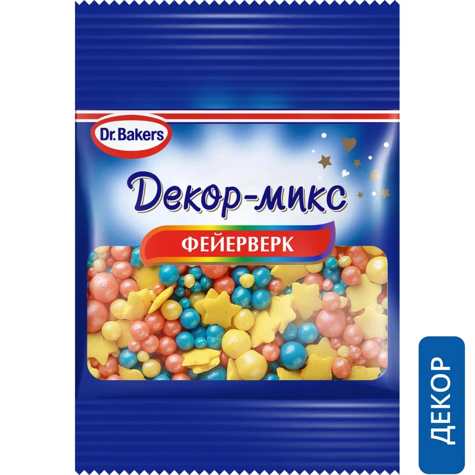 Декор-микс Dr. Bakers фейерверк, 10 г