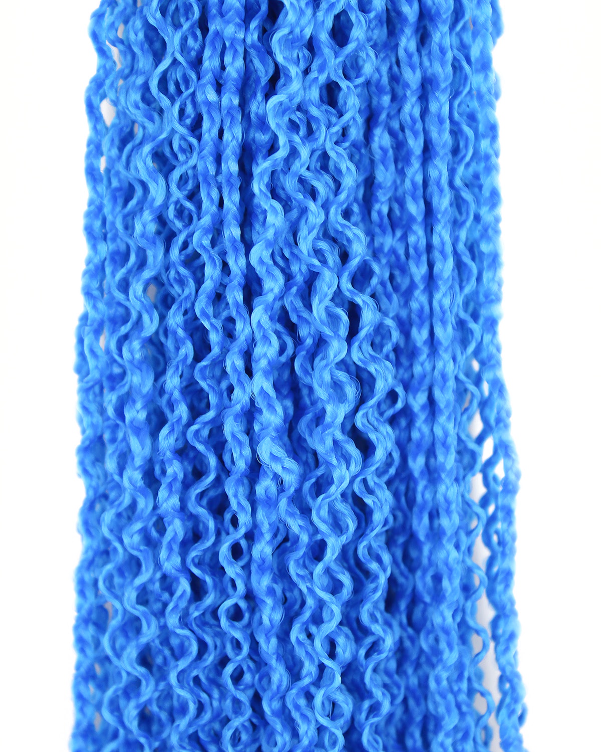 Косички Hairshop Зизи гофр Г21 Ярко голубой