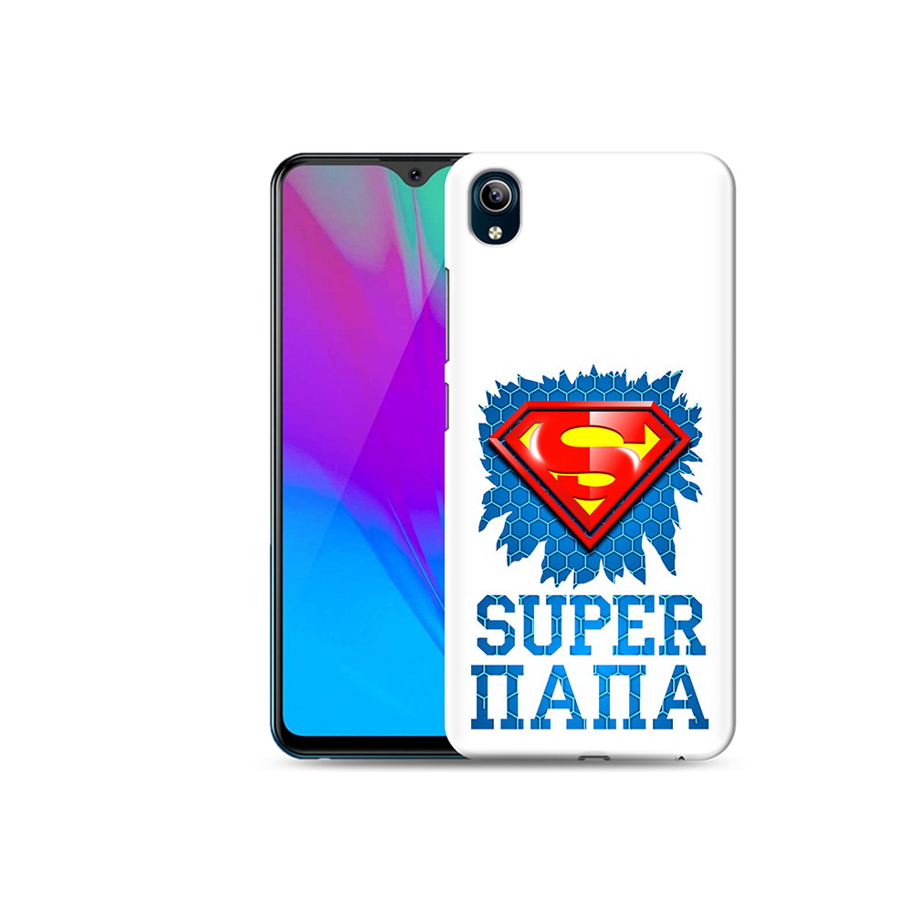 

Чехол MyPads Tocco для Vivo Y91C Супер Папа (PT156610.438.165), Прозрачный, Tocco