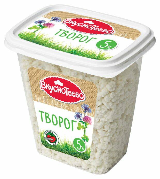 

Творог рассыпчатый Вкуснотеево классический 5% 300 г