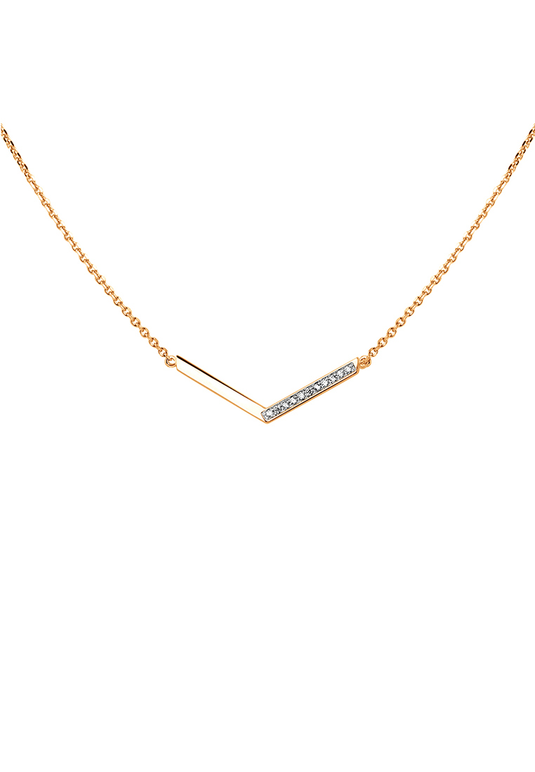 

Колье из желтого золота с фианитом 45 см Kari Jewelry 40-1533-11-01-45, 40-1533-11-01-45