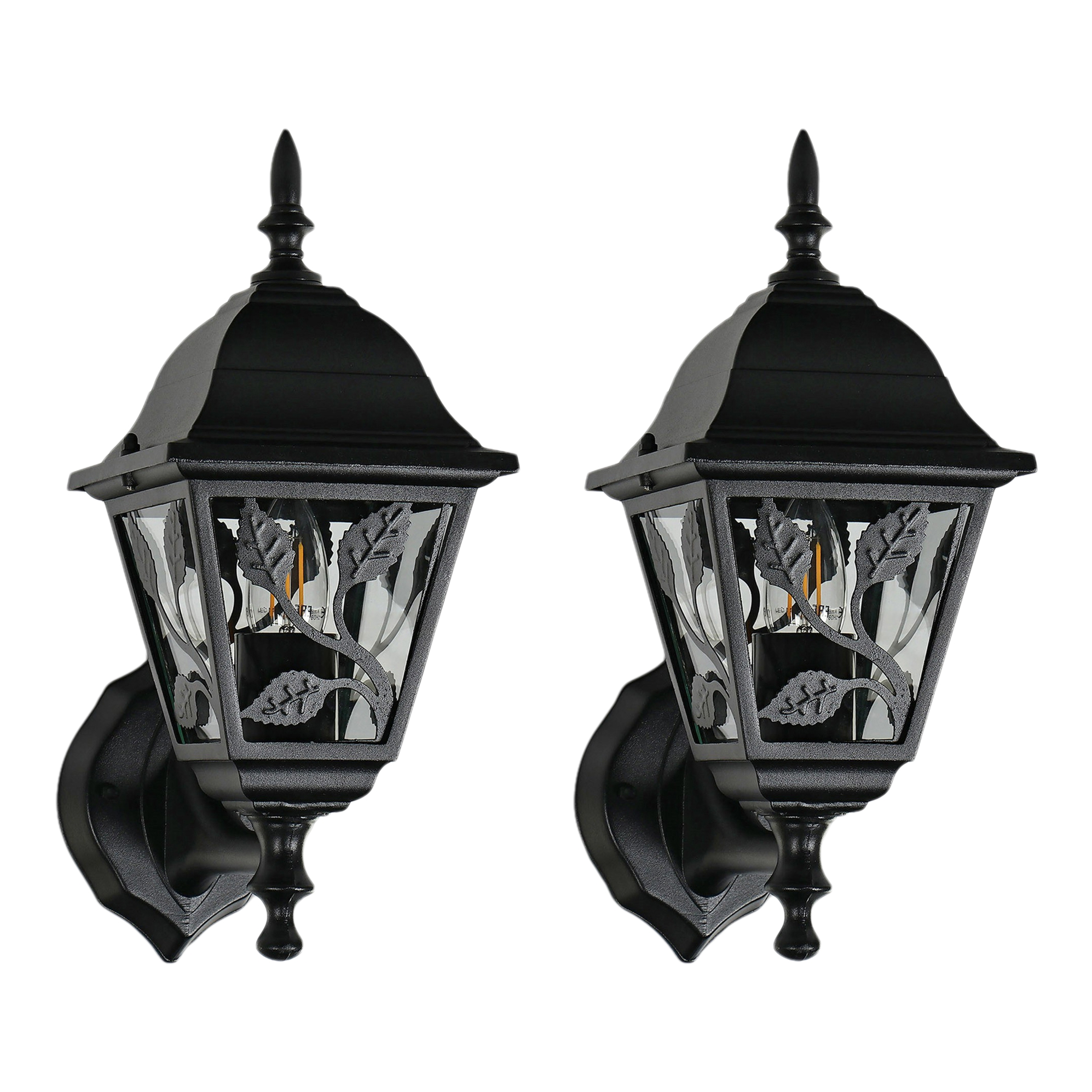 Набор садовых светильников Amber Lamp E27 100Вт черные