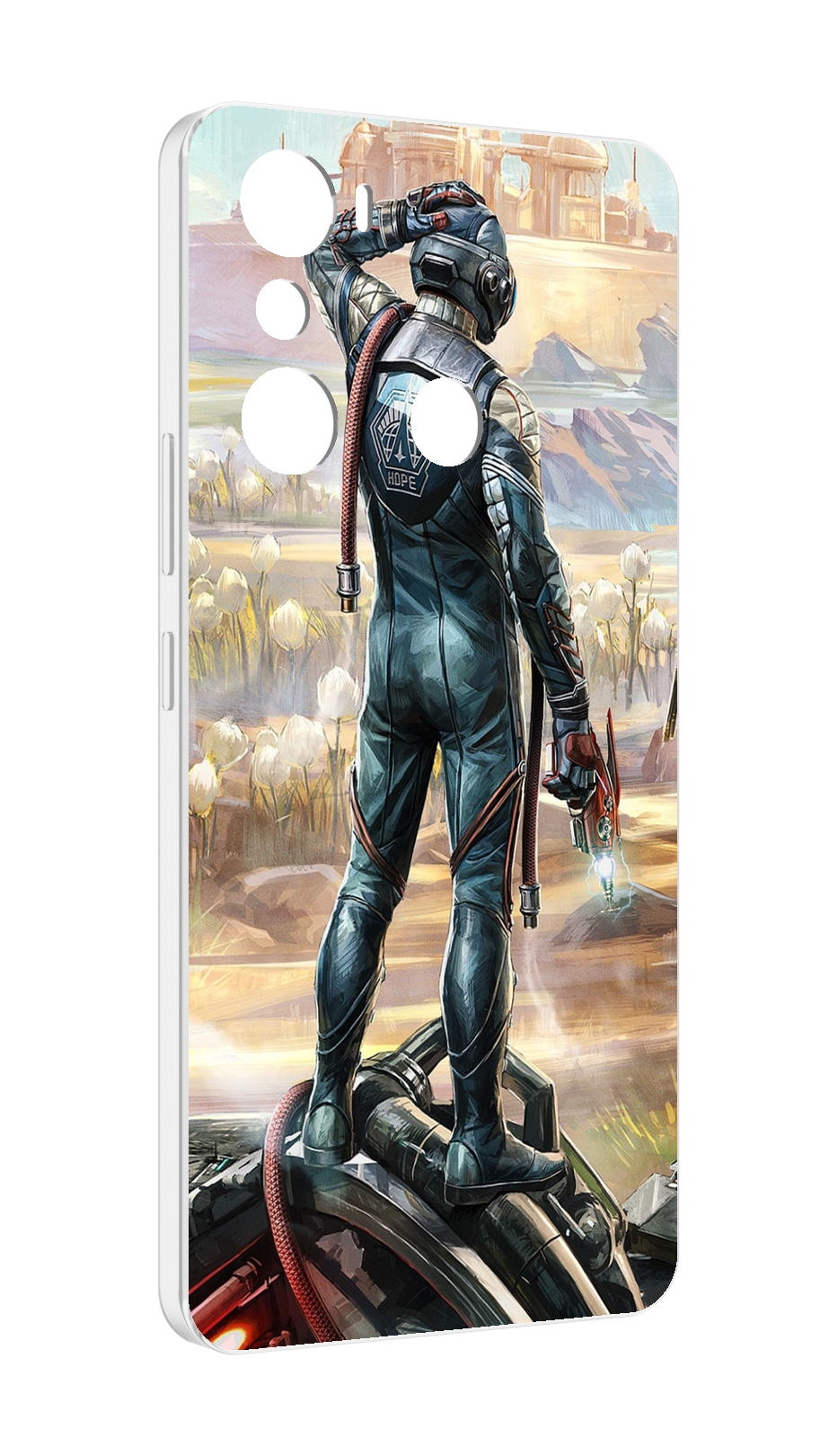

Чехол MyPads the-outer-worlds для Infinix Hot 20i, Прозрачный, Tocco
