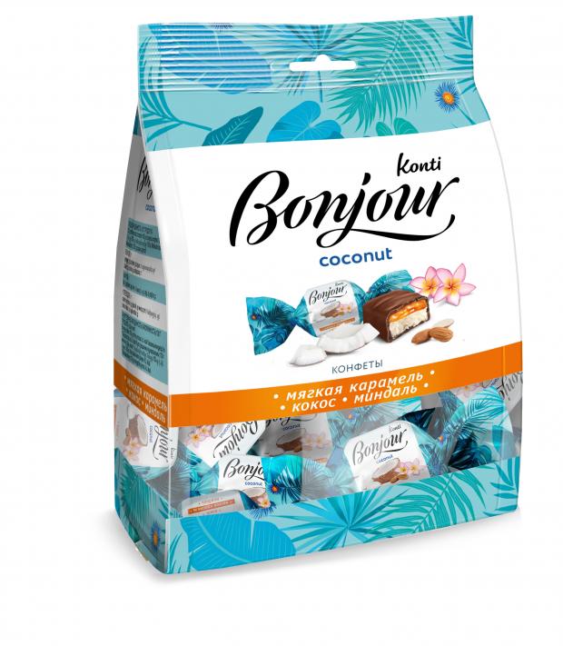 Конфеты Konti Bonjour coconut, 200 г