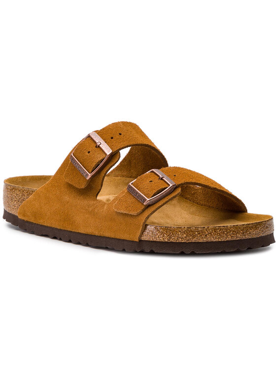 фото Шлепанцы arizona bs 1009526 birkenstock коричневый 46 eu