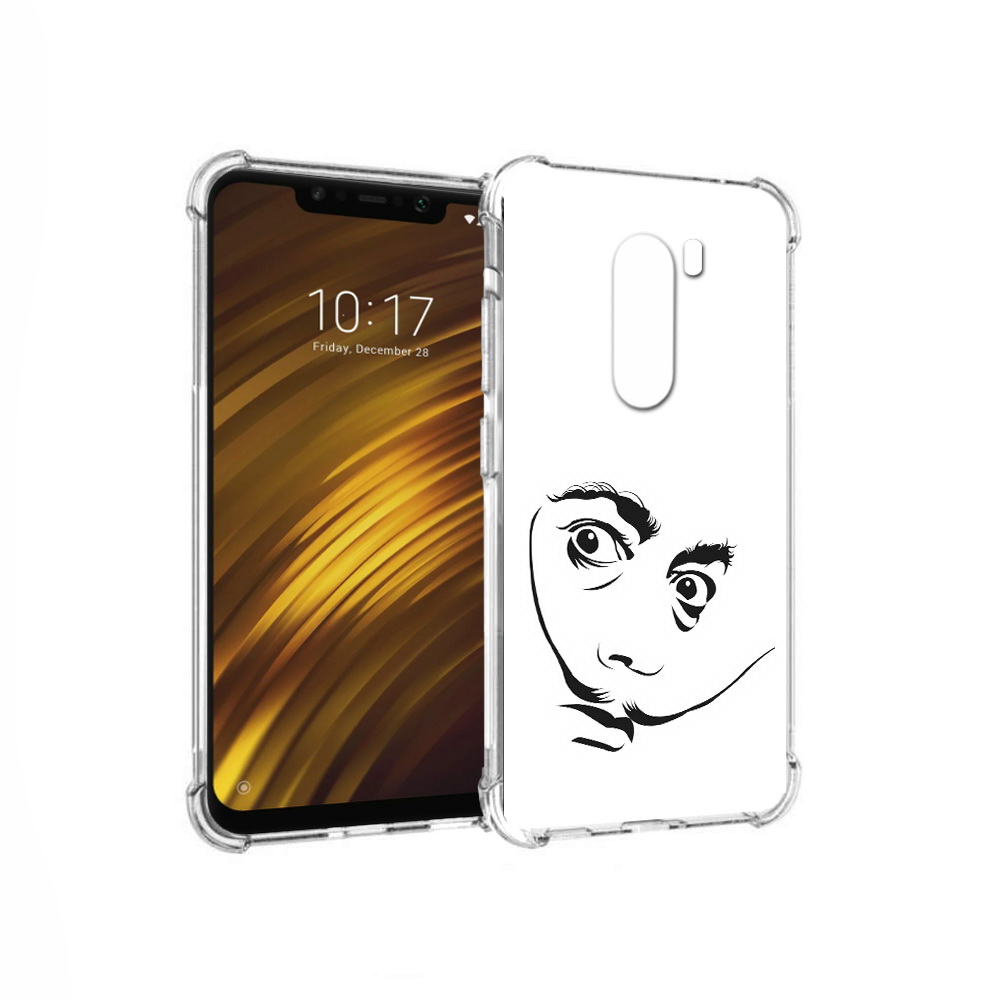 

Чехол MyPads Tocco для Xiaomi Pocophone F1 мужчина с длинными усами (PT116503.308.487), Прозрачный, Tocco