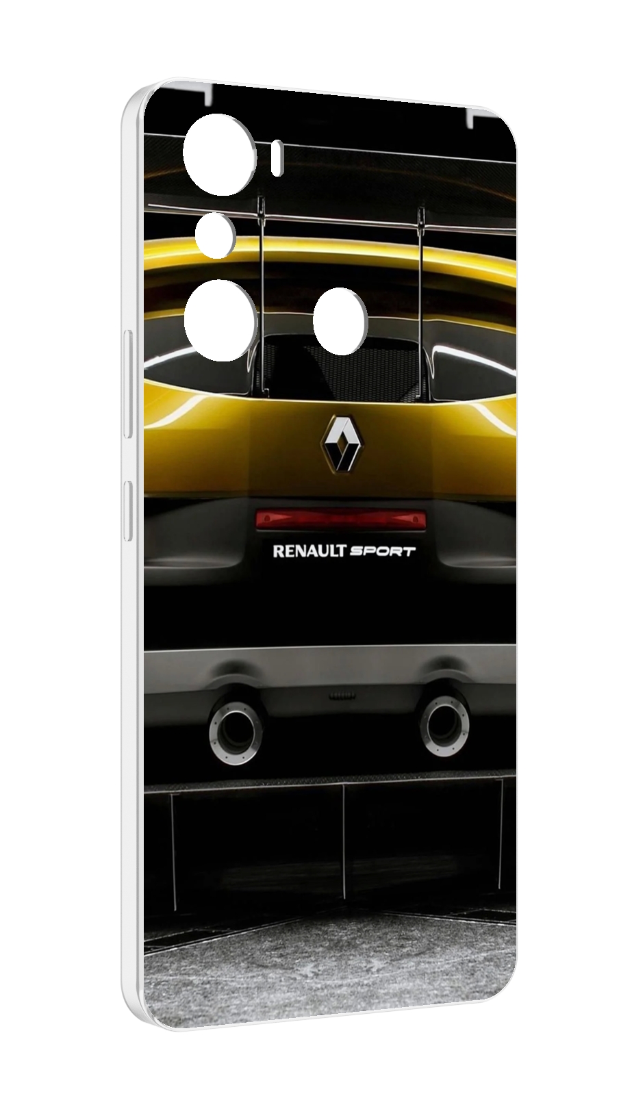 

Чехол MyPads renault-3 мужской для Infinix Hot 20i, Прозрачный, Tocco