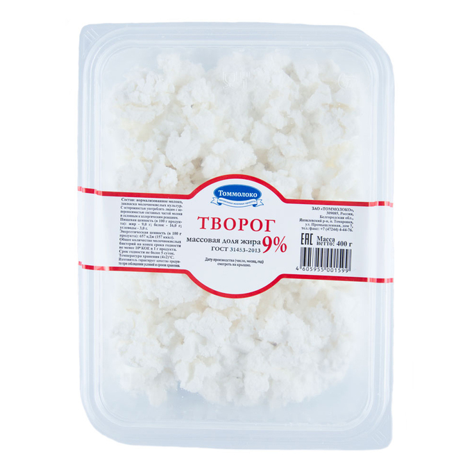 

Творог НовМолДом 18% СЗМЖ 400 г