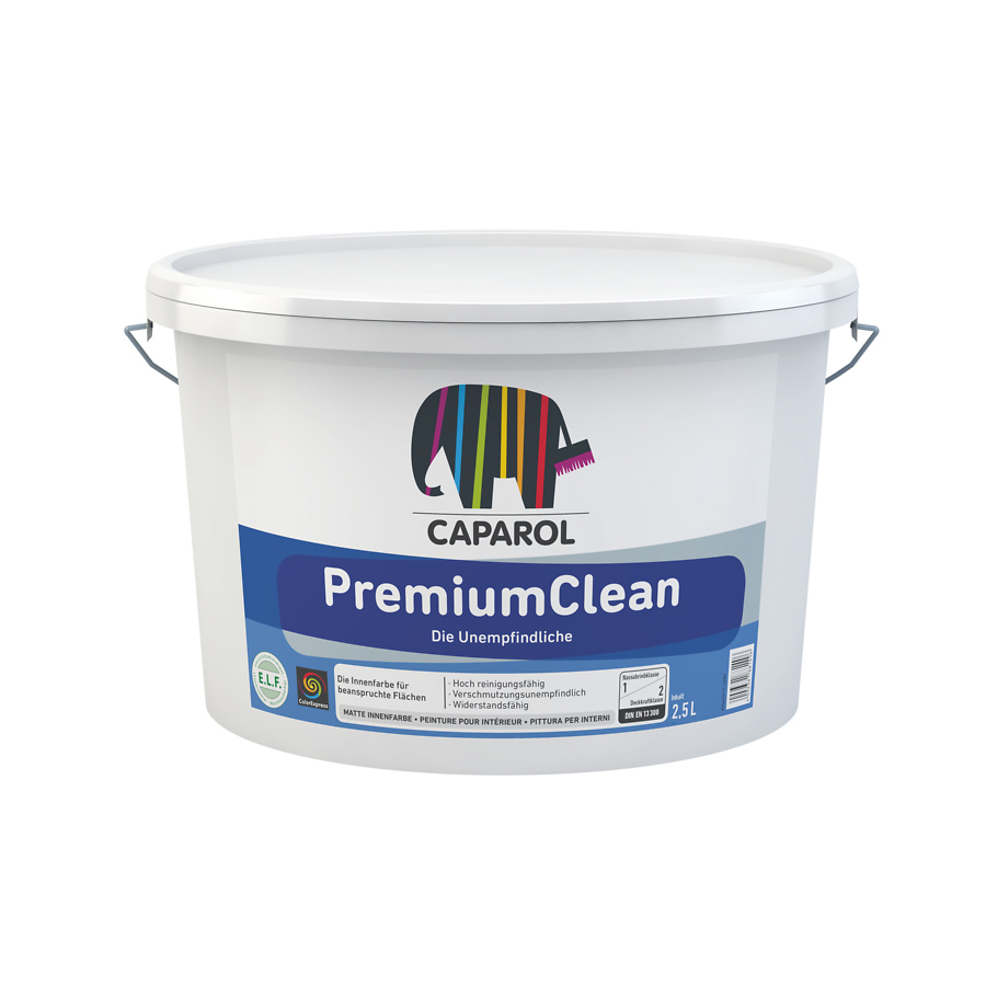

Краска Caparol PremiumClean, база A, 2,5 л, PremiumClean