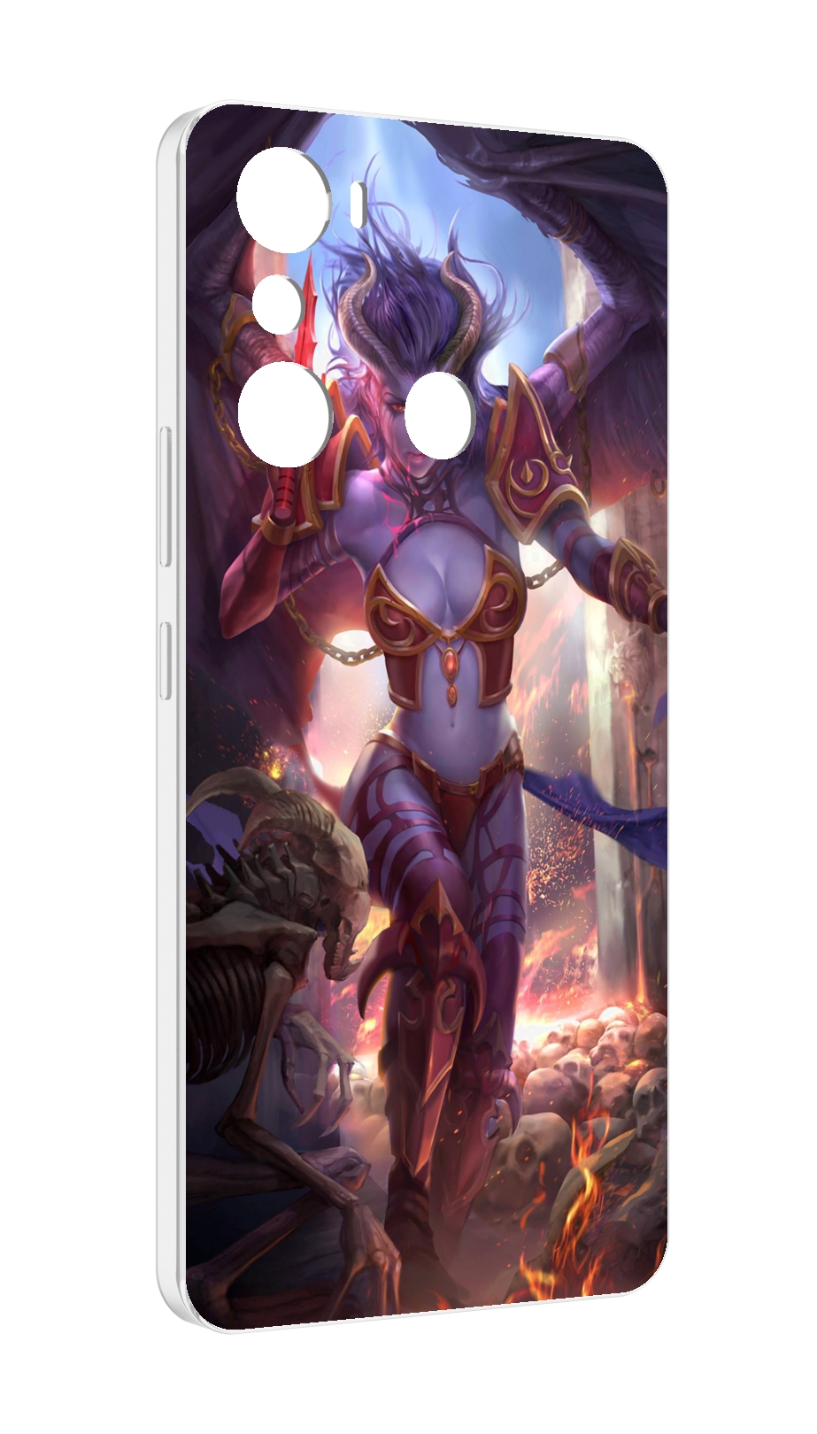 

Чехол MyPads queen of pain dota 2 для Infinix Hot 20i, Прозрачный, Tocco