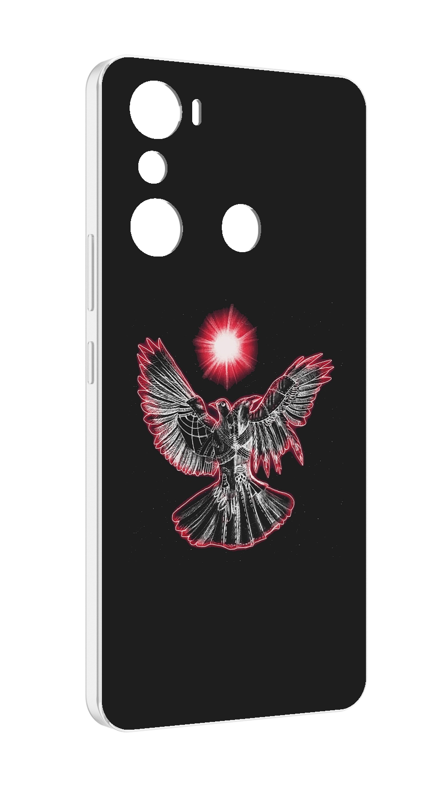 

Чехол MyPads pyrokinesis валькирия для Infinix Hot 20i, Прозрачный, Tocco